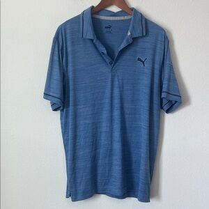 Puma Men's Blue Polo Shirt